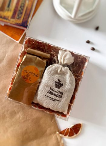 Коробка с прозрачной крышкой волна 15 см "Осенний презент" — изображение 3